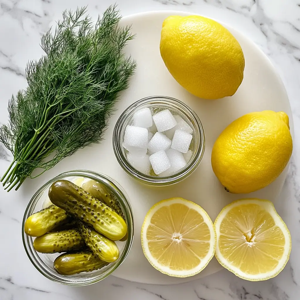 Dill Pickle Lemonade: The Zesty Drink 7 dill pickle lemonade ingredients.