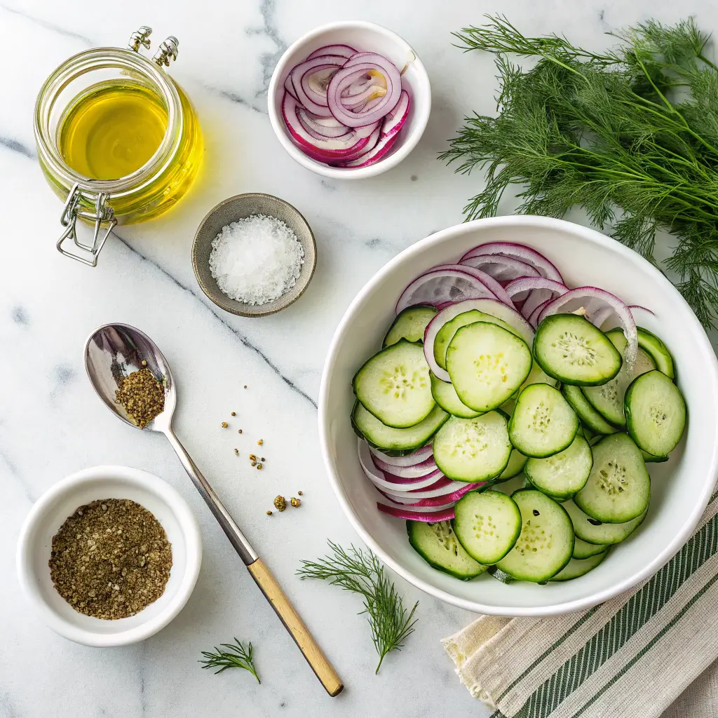 Cucumber Salad Mason Jar Recipe: Fresh, Easy 9 cucumber salad mason jar INGREDIENTS