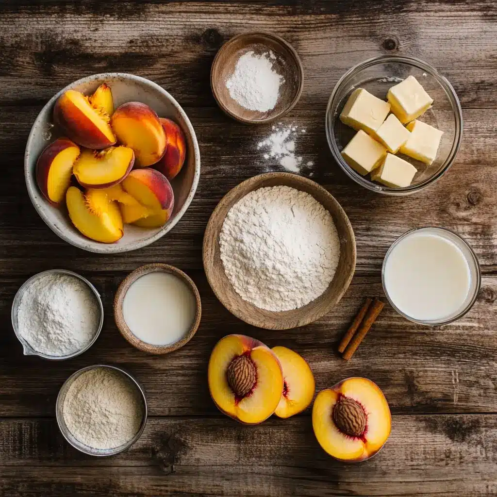 Southern Peach Cobbler Recipe ,Crispy ,Easy to Make 9 southern peach cobbler ingredients