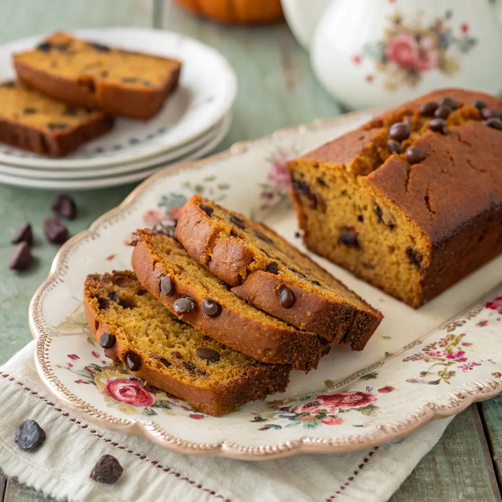 Best Chocolate Chip Pumpkin Bread – Moist, Easy 1 best chocolate chip pumpkin bread 1