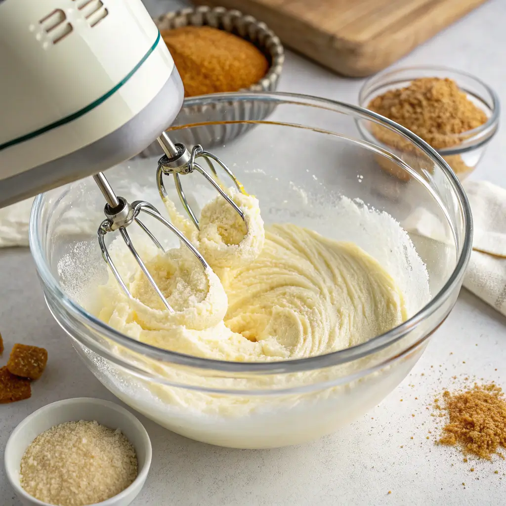 Mini Egg Cheesecake – Creamy, Easy Spring Dessert 3 mini cheesecake step1