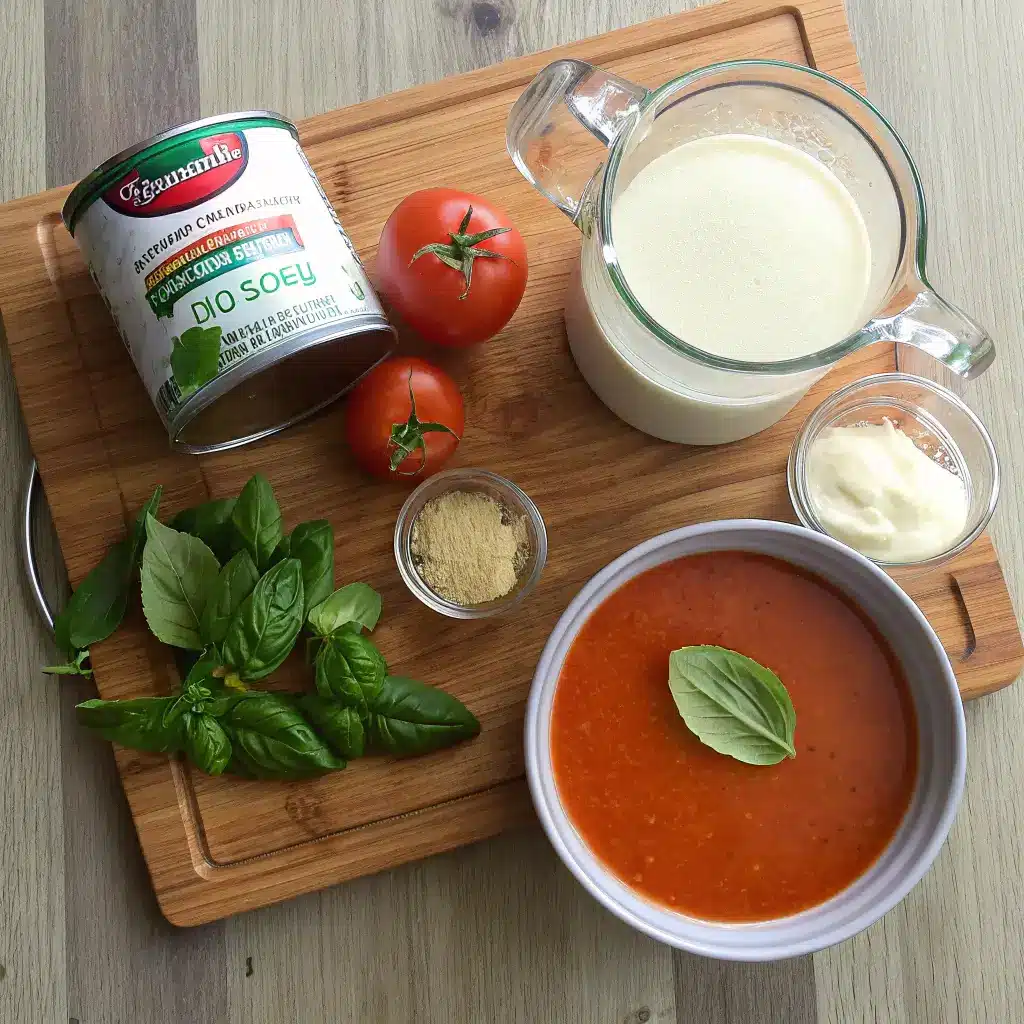 3-Ingredient Creamy Tomato Soup – Quick, Easy & Delicious Comfort Food 2 3 ingredient creamy tomato soup ingredients