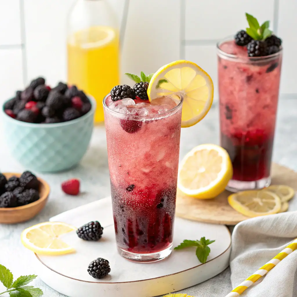 Blackberry Lemon Mocktail Recipe – Refreshing, Easy & Naturally Sweet 1 blackberry lemon mocktail
