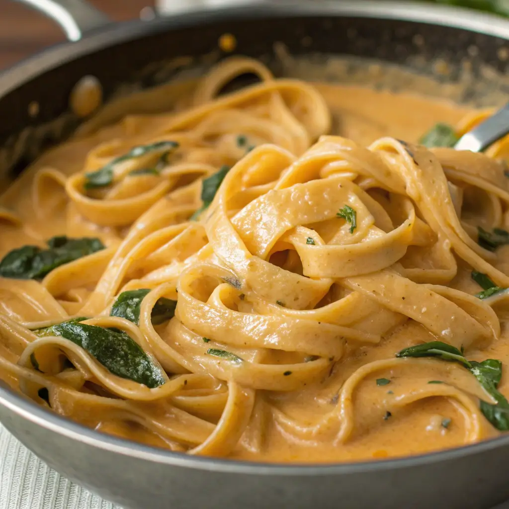 Creamy Pumpkin Pasta Recipe – The Best 20-Minute Fall Dinner 3 creamy pumpkin pasta step 2
