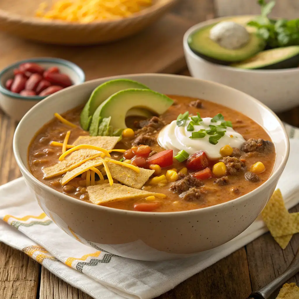 Creamy Taco Soup Recipe for Fall – Cozy & Flavorful Comfort 1 Creamy Taco Soup Recipe