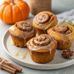Pumpkin Cinnamon Roll Muffins – Best Easy Fall Treat Recipe 5 Pumpkin Cinnamon Roll Muffins
