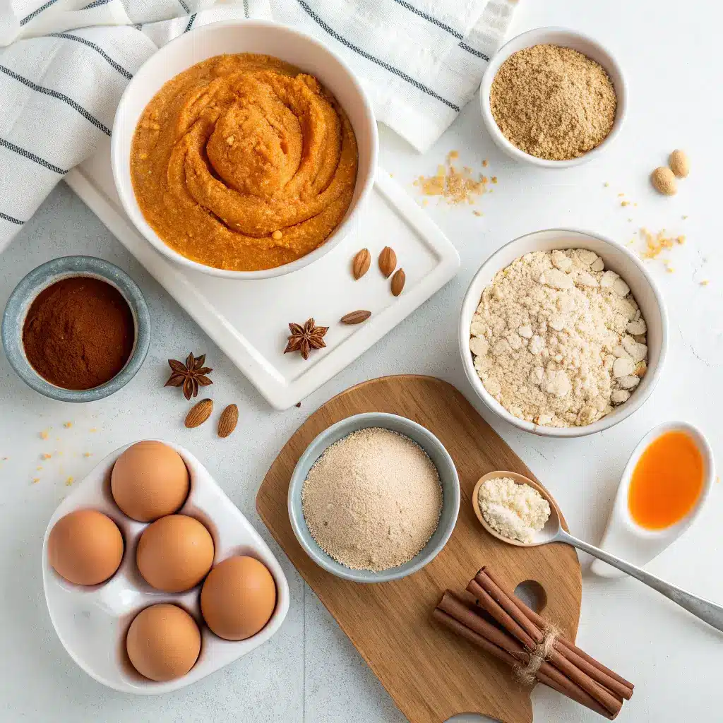 pumpkin protein muffins easy healthy delicious recipe 2 pumpkin protein muffins ingredients