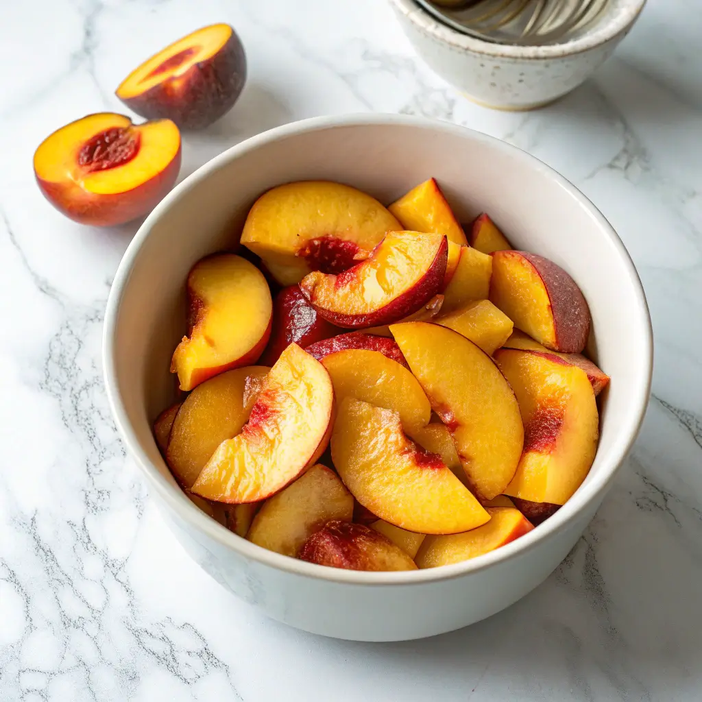 Peach Juice recipe Benefits: 7 Reasons to Drink It Every Day 3 slice peach