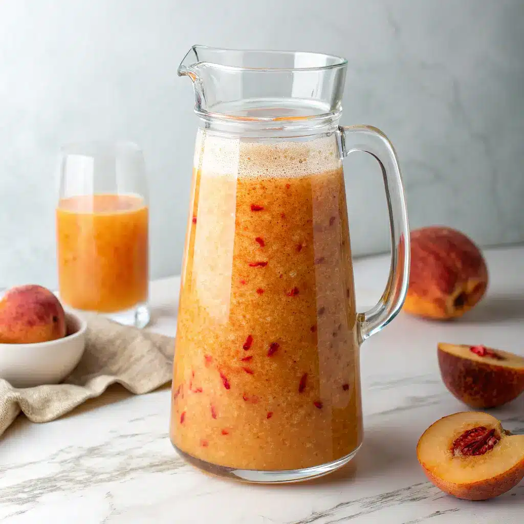 Peach Juice recipe Benefits: 7 Reasons to Drink It Every Day 5 storage peach juice