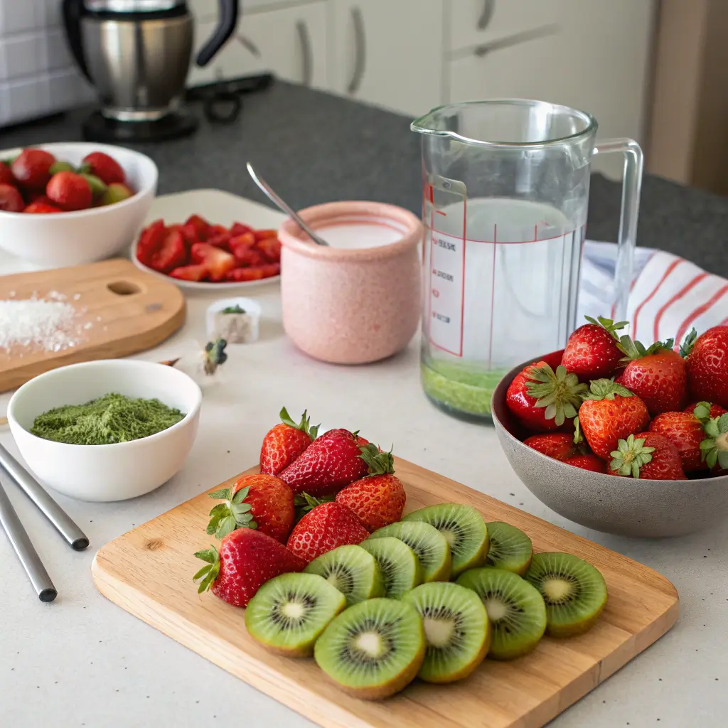 Strawberry Kiwi Juice: The Refreshing Duo You Need Daily 2 strawberry kiwi juice ingredients