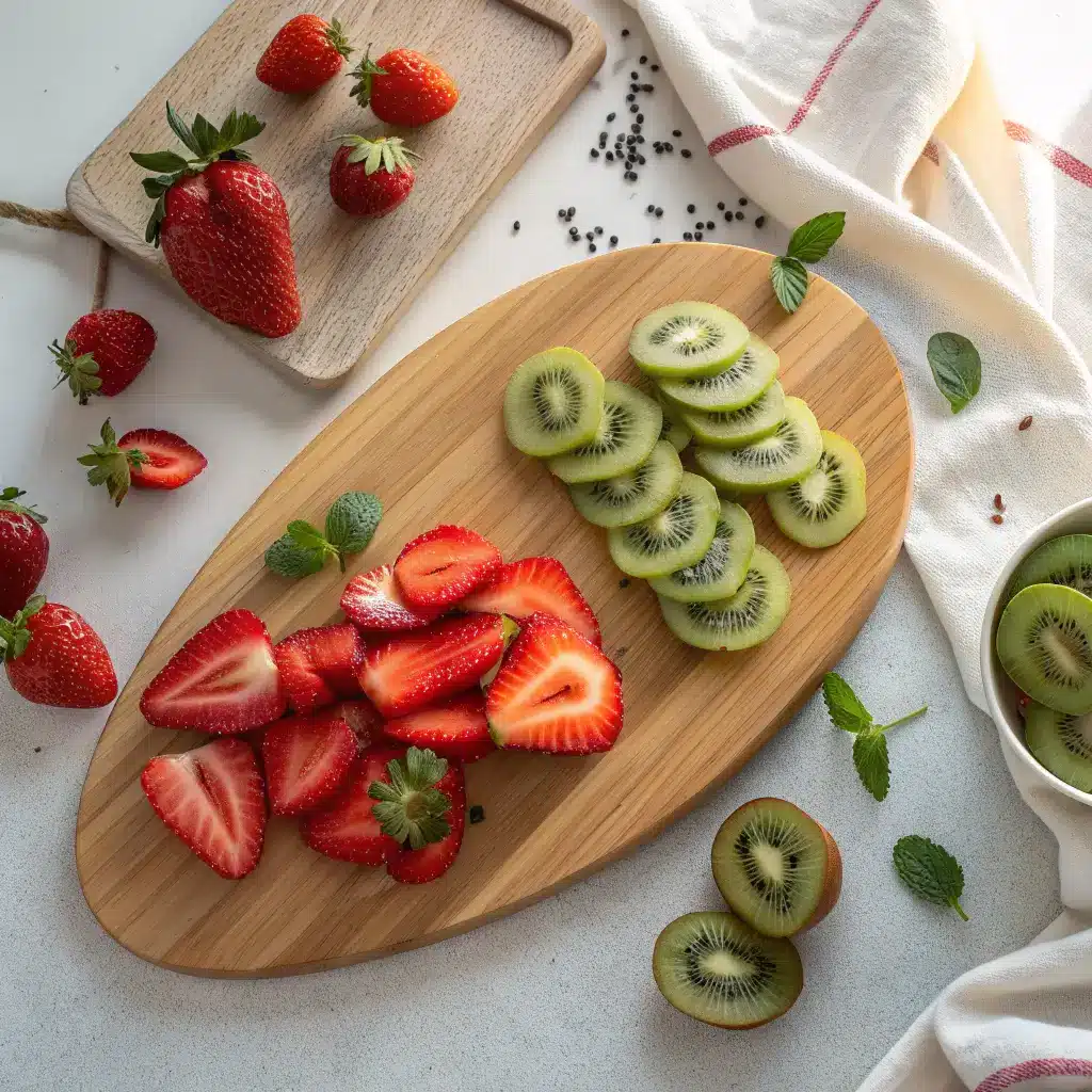 Strawberry Kiwi Juice: The Refreshing Duo You Need Daily 3 strawberry kiwi juice prep