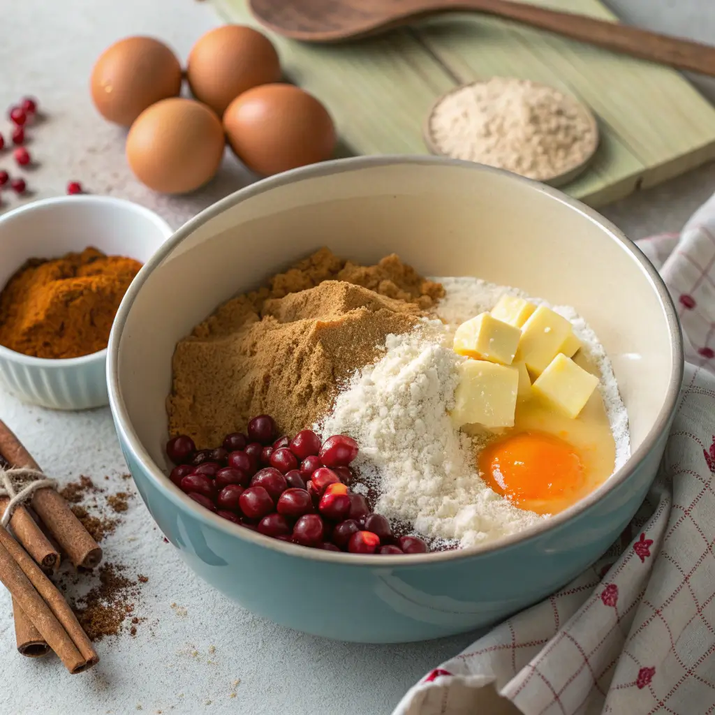 Pomegranate Molasses Cookies – A Tangy Twist on Classic Cookies 3 mixing ingredient of pomegranate molasses cookies