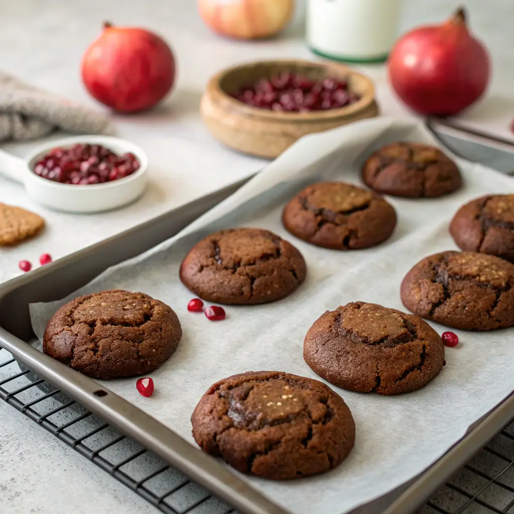 Pomegranate Molasses Cookies – A Tangy Twist on Classic Cookies 4 pomegranate cookie preparation